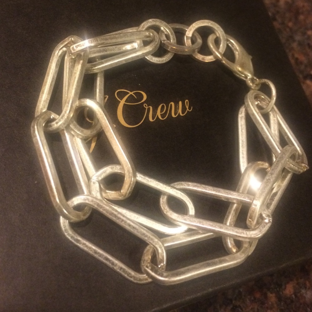 Silver chain link bracelet - Towne & Reese